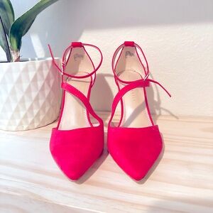 Hot Pink Kelly and Katie Heels